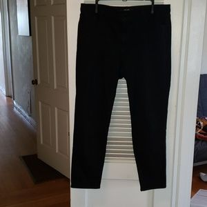JBrand Midrise Johnny Boy Fit Black Jeans sz 32